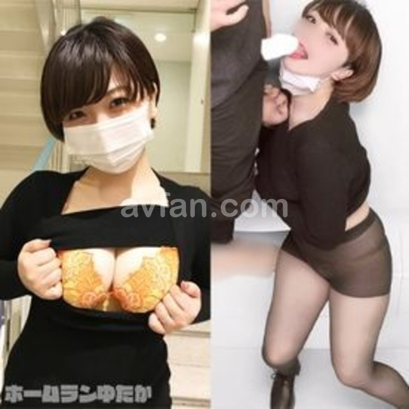 FC2-1860510 【若奥様はじめてのプリ露出＆多目的トイレフェラ】愛くるしい笑顔でむっちり巨乳をポロン☆露出散歩の仕上げは公衆便所で大胆ペニしゃぶ♪【人妻・真希ちゃん（23歳）】